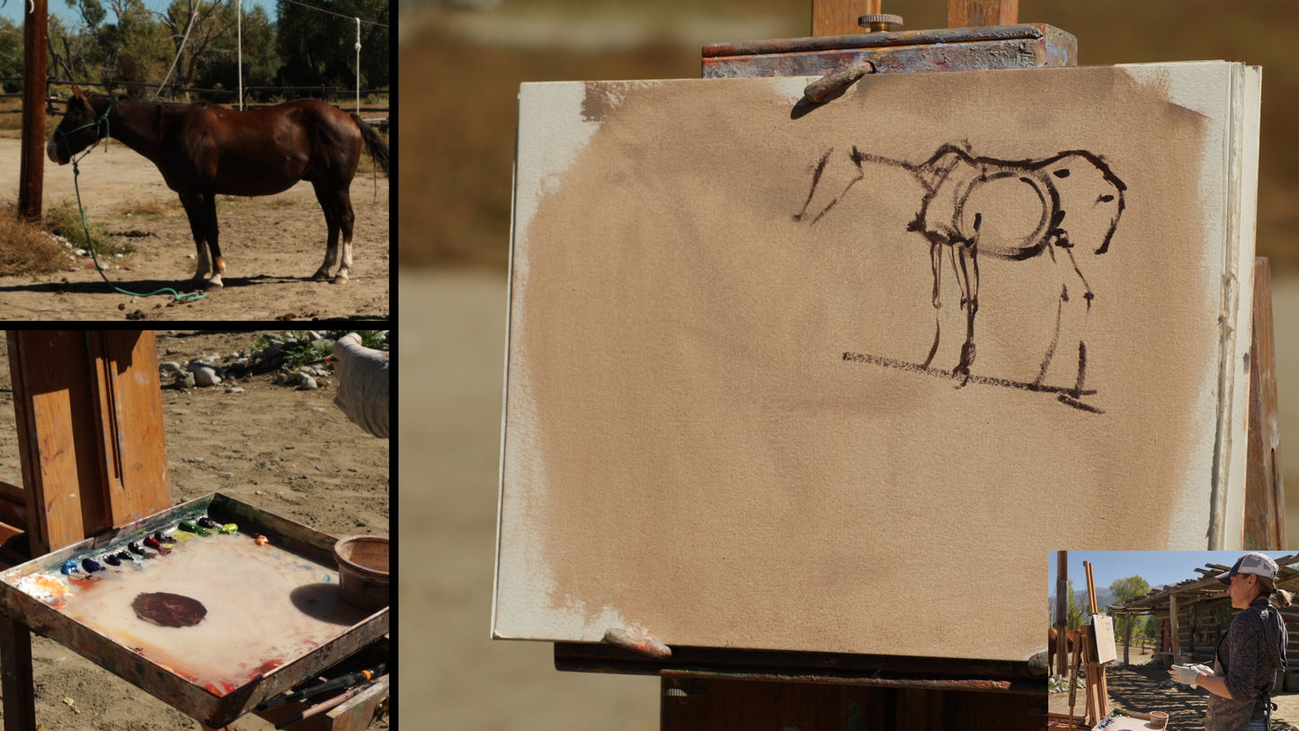 Jill Soukup - The Complete Horse Painting Experience